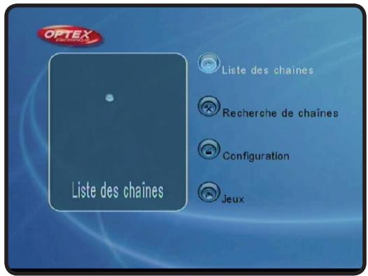 OPTEX ORT 8942-2T - Menu principal - 1