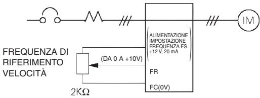 OMRON CIMR-J7AZ - Fase 7 - Impostazione della frequenza di riferimento. - 1