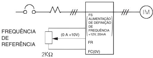 OMRON CIMR-J7AZ - Passo 7 - Definir a frequência de referencia - 1