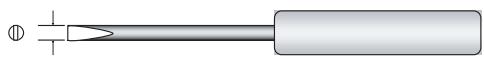 OMRON G3RV - Tournevis utilisables - 1