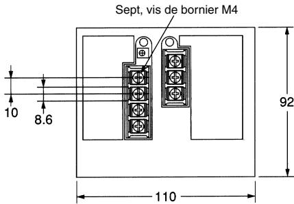 OMRON S8PS - Étrier de montage par l'avant pour les modèles 100 / 150 w - 2