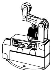 OMRON XE - Levier de réarmement du galet étanche unidirectionnel   ZV(2)-NA277-2, XV(2)-NA277-2 - 1