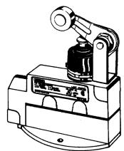 OMRON XE - Levier de réarmement du galet étanche ZV(2)-NA2-2, XV(2)-NA2-2 - 1