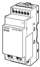 OMRON ZEN - -Dimensions avec le compartiment de batterie monté - 3