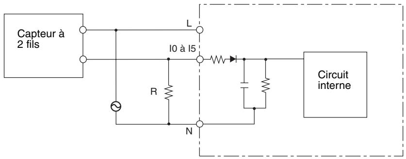 OMRON ZEN - Connexion de capteur à 2 fils c. a. - 1