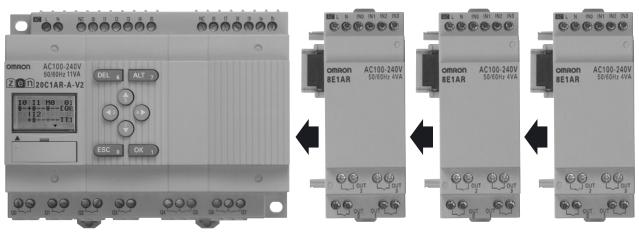 OMRON ZEN V2 - Extension possible jusqu'à 44 points d'e/s - 1