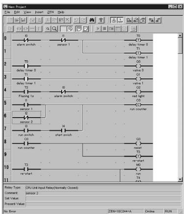 OMRON ZEN V2 - Surveillance des schémas à contacts - 1