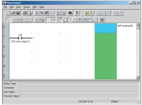 OMRON ZEN-SOFT01-V4 - Pour déplacer la plage : - 1