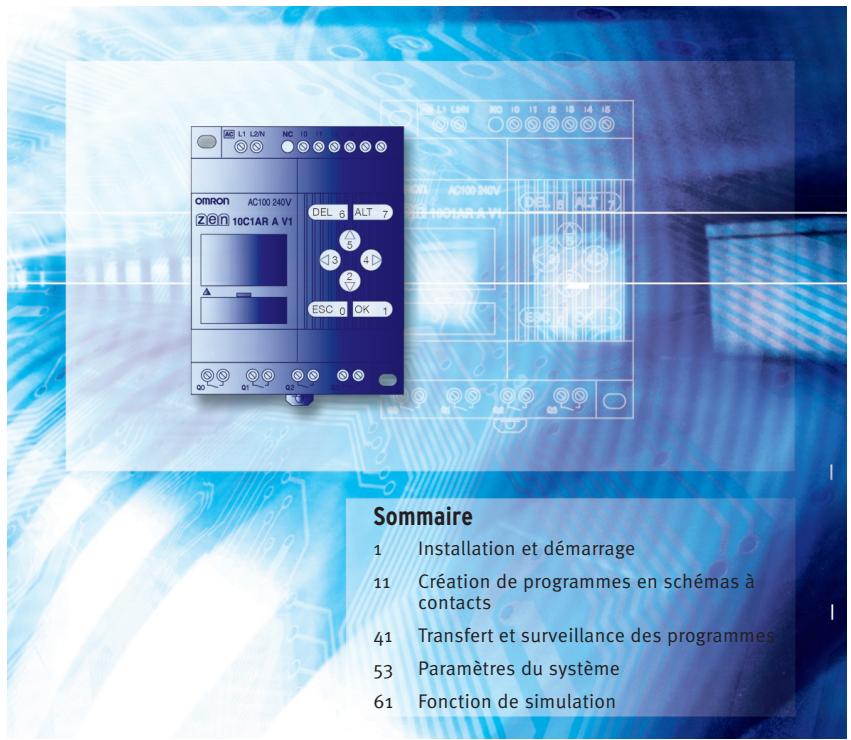 OMRON ZEN-SOFT01-V4 - MANUEL D'UTILISATION - 1