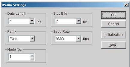 OMRON ZEN-SOFT01-V4 - 4-5 Paramètres de communication RS-485 - 1