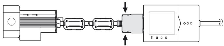 OMRON ZFV-C - Déconnexion de la tête de détection - 1