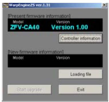 OMRON ZFV-C - Sélectionnez [Programmes]-[OMRON]-[ZFV-C]-[WarpEngineZS] dans le menu [Démarrer] de l'ordinateur. La fenêtre [WarpEngineZS] s'affiche. - 1