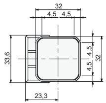 OMRON ZFV-C - Caractéristiques et dimensions externes - 1