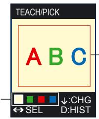 OMRON ZFV-C - Fonction de sélection des couleurs - 1