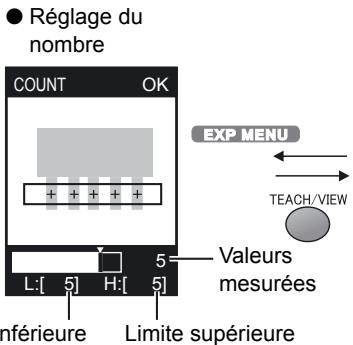 OMRON ZFV-C - Réglage du niveau de seuil - 1