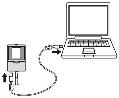 OMRON ZFV-C - Branchez l'amplificateur à l'ordinateur personnel à l'aide d'un câble USB. - 2