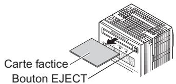 OMRON ZS-DSU - ■ Insertion d'une carte mémoire - 1