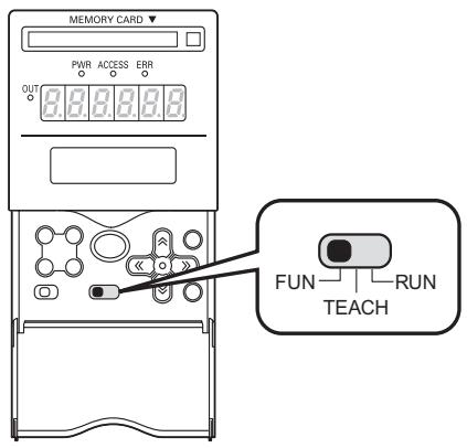 OMRON ZS-DSU - Changement de mode - 1