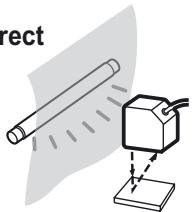 OMRON ZS-HL - - Effets causés par des lumières périphériques - 2
