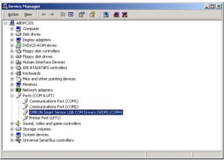 OMRON ZS-HL - Définition du port de connexion - 2