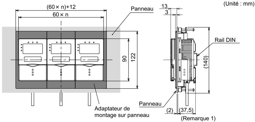 OMRON ZS-HL - Adaptateur de montage sur panneau - 1