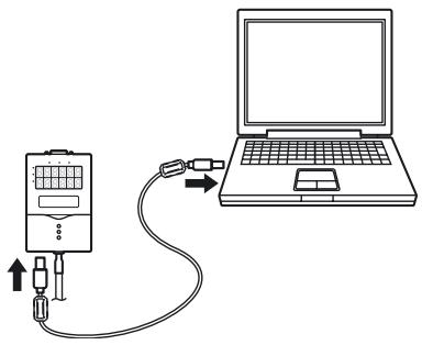 OMRON ZS-HL - Raccordez le contrôleur de capteur au PC à l'aide du cable USB. - 3