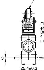 OMRON ZV - Levier de réarmement du galet ZV(2)-QA2-2, XV(2)-QA2-2 - 4