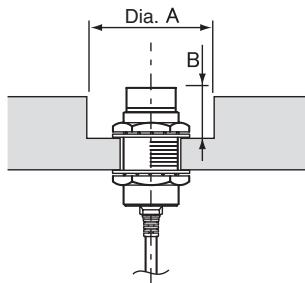 OMRON ZX-E - Influence du métal avoisinant - 1