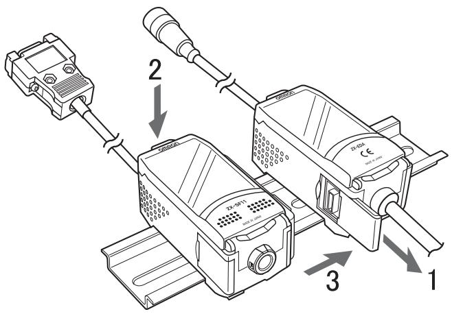 OMRON ZX-E - Méthode de connexion - 1