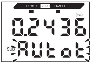 OMRON ZX-E - Relâchez les touches Entrée et Droite pour terminer la mesure. - 1