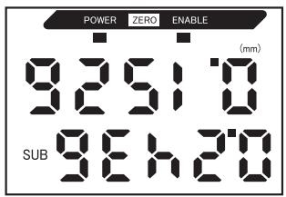 OMRON ZX-E - Inversion de l'affichage - 1