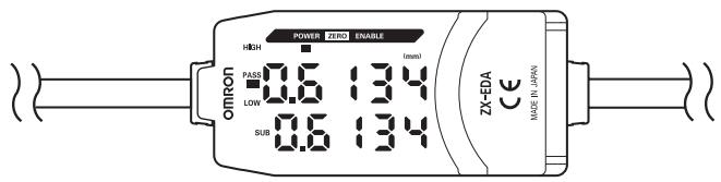 OMRON ZX-E - Prêt à mesurer après la mise sous tension - 1