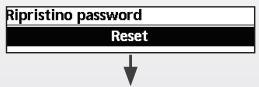 PANASONIC WH-UX12HE8 - Per ripristinare la password dimenticata (nella schermata di funzionamento OFF) - 1