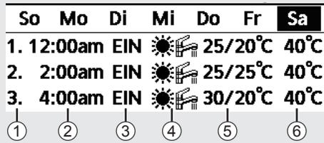 PANASONIC WH-UX16HE8 - [Beispiel für die Einrichtung des Timers] - 1