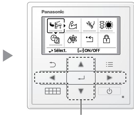 PANASONIC WH-UX16HE8 - Comment utiliser le menu rapide - 2