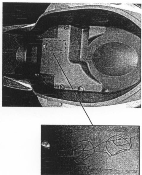MBK SKYCRUISER - ESPACE DE RANGEMENT SOUS LA SELLE - 2