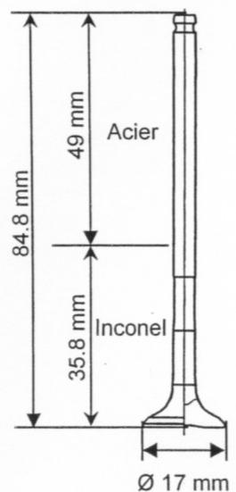 MBK SKYCRUISER - SOUPAPES D'ADMISSION ET D'ECHAPPEMENT - 2