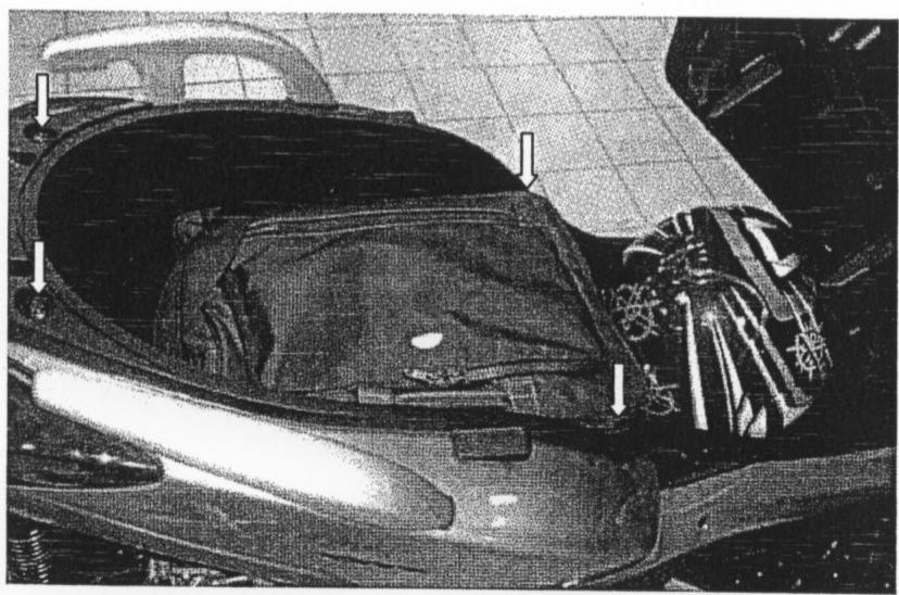 MBK SKYCRUISER - ESPACE DE RANGEMENT SOUS LA SELLE - 1