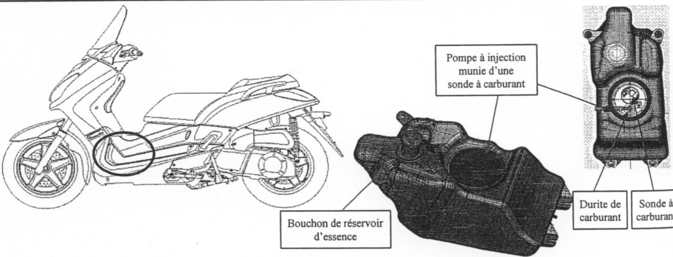 MBK SKYCRUISER - RESERVOIR D'ESSENCE - 1