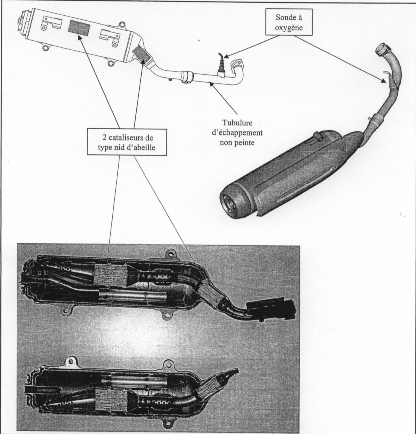 MBK SKYCRUISER - ECHAPPEMENT - 1
