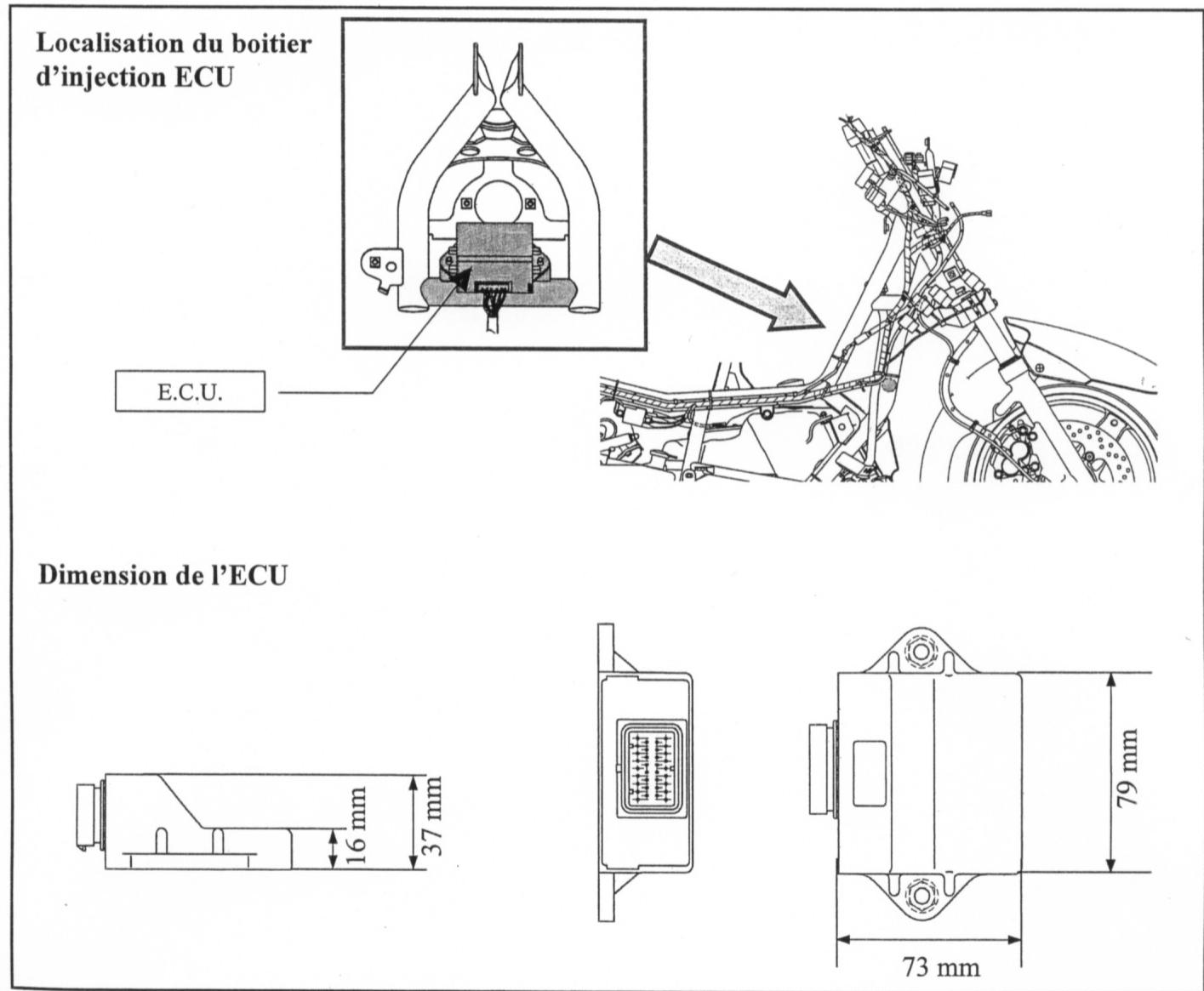 MBK SKYCRUISER - BOITIER D'INJECTION ECU - 1