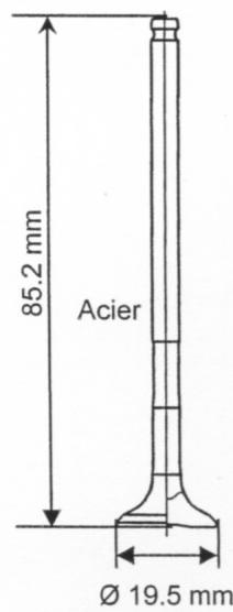 MBK SKYCRUISER - SOUPAPES D'ADMISSION ET D'ECHAPPEMENT - 1