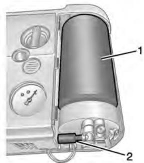 CHEVROLET CAMARO - Dépose et installation du bidon de produit d'étanchéité - 1
