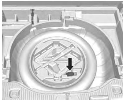 CHEVROLET TRAX - Rangement d'une roue endommagée - 1