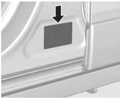 CHEVROLET TRAX - Plaquette d'identification - 1