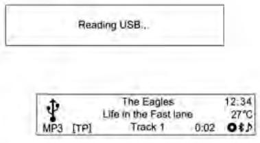 CHEVROLET TRAX - Connexion du périphérique de stockage USB - 3