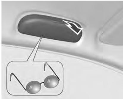 CHEVROLET TRAX - Rangement pour lunettes de soleil - 1