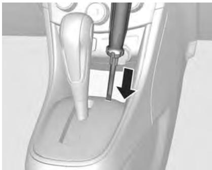 CHEVROLET TRAX - Déverrouillage du levier sélecteur - 2