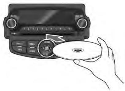 CHEVROLET TRAX - Insertion et lecture de disque CD/MP3 - 1