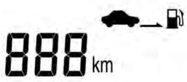 CHEVROLET TRAX - Autonomie restante en carburant - 1